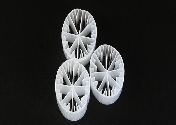 مواد پلاستیکی MBBR Bio Media Virgin HDPE And White Color 15*15mm اندازه برای آب