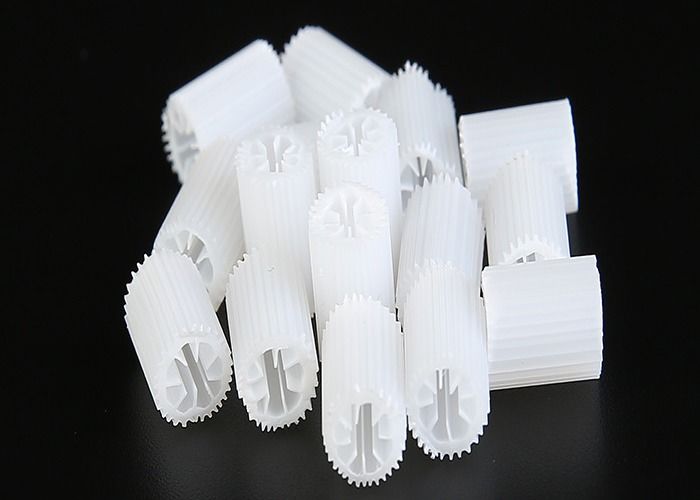 MBBR Bio Media حجم سنگین 5 * 10mm مواد هیپس ماده پلاستیکی MBBR Filter Media