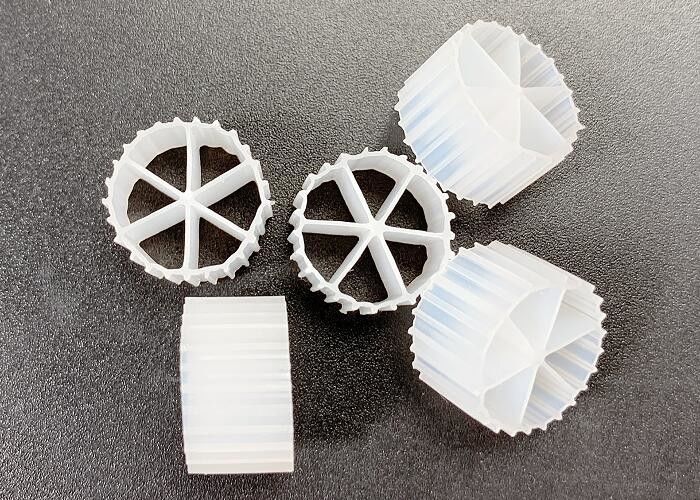 MBBR مخلوط بستر متحرک راکتور دو فیلم مواد HDPE MBBR K1 فیلتر رسانه FDA امن