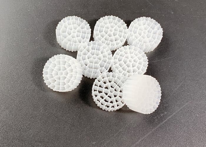 رنگ سفید SBR تصفیه آب فرآیند MBBR رسانه فیلتر ROHS REACH