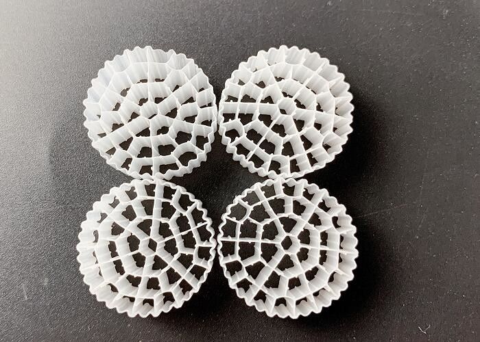 رنگ سفید SBR تصفیه آب فرآیند MBBR رسانه فیلتر ROHS REACH