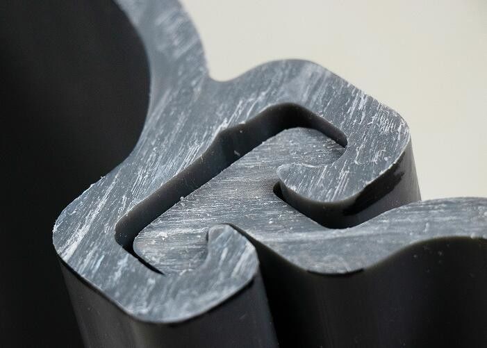 پلاک ورق وینیل خاکستری PVC 10MM ضخامت نوع U با اکستروزن